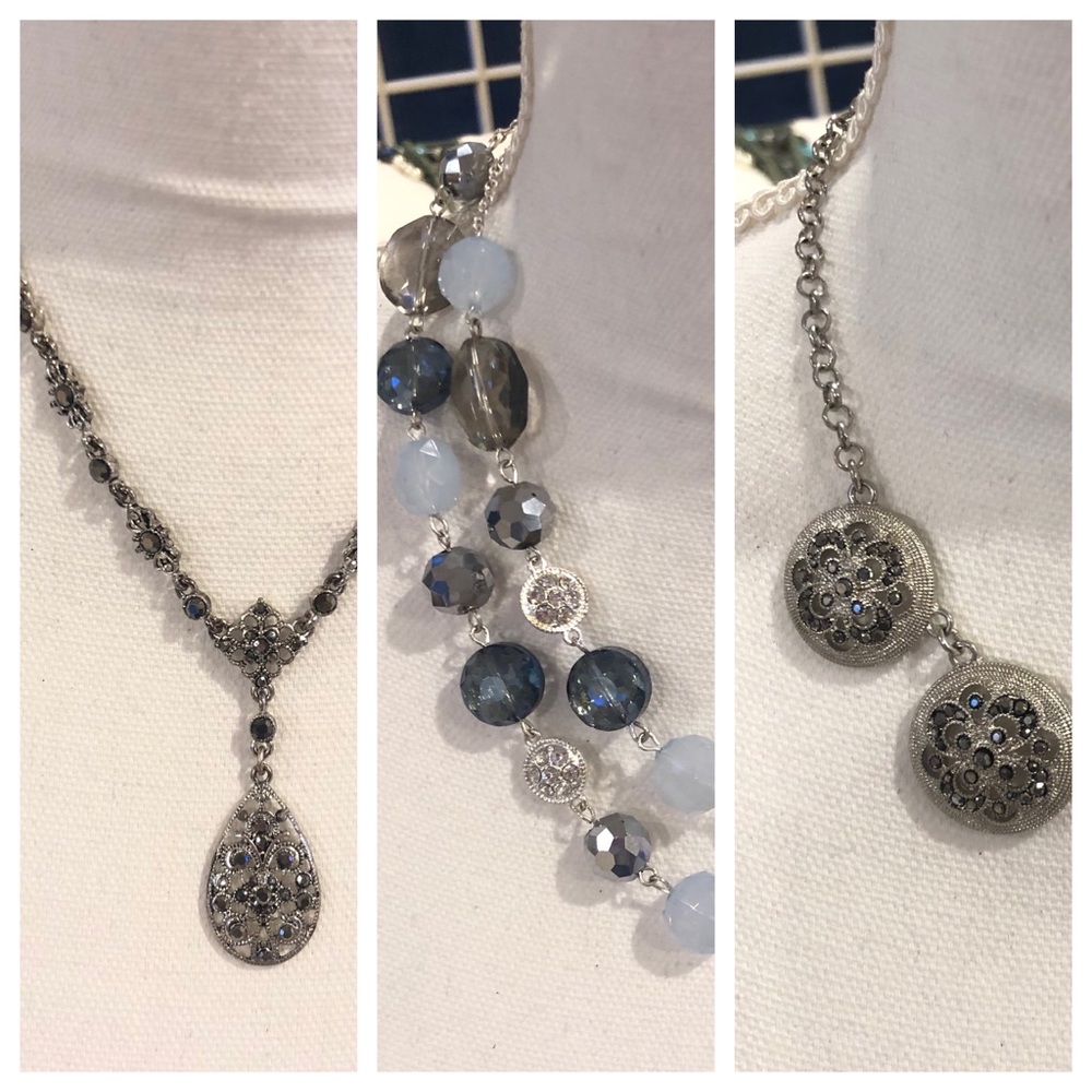 Three Trifari Silver Necklaces